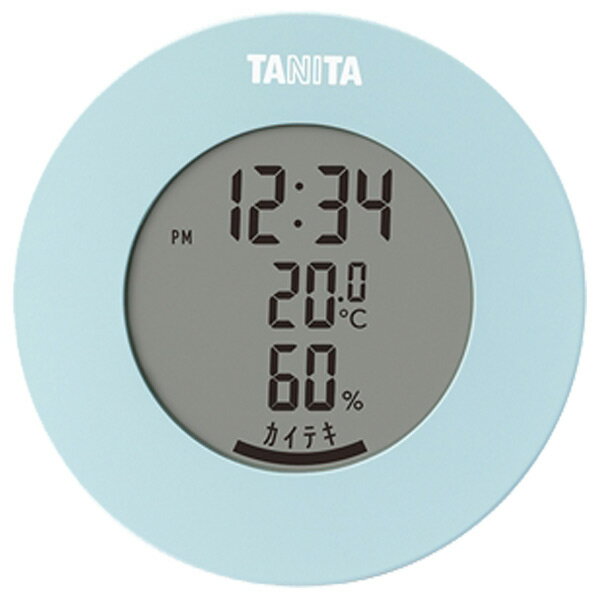 【6/1限定 エントリーで最大P5倍】タニタ デジタル温湿度計 ライトブルー TT-585-BL [TT585BL]