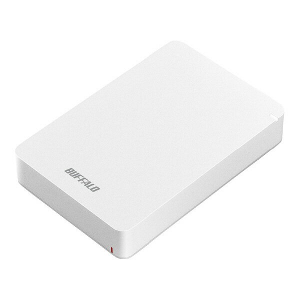 BUFFALO USB3．1(Gen．1)対応 耐衝撃ポータブルHDD(5TB) ドライブステーション ホワイト HD-PGF5.0U3-GWHA HDPGF50U3GWHA 【MYMP】