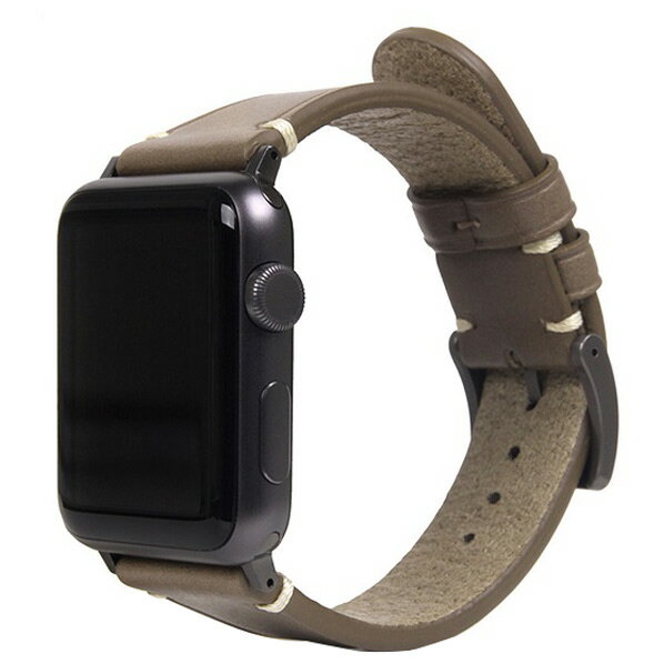 SLG Design Apple Watch 49/45/44/42mm用バンド Italian Buttero Leather ベージュ SD18378AW [SD18378AW]