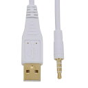 オーム電機 AudioComm iPod対応 USB接続ケーブル(1m) IP-C10FU-W [IPC10FUW]