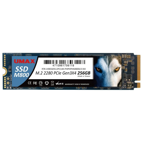 UMAX SSD(256GB) M800V[Y UM-SSDNV34M800-256 [UMSSDNV34M800256]