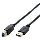 エレコム USB3．0ケーブル(0．5m) ブラ