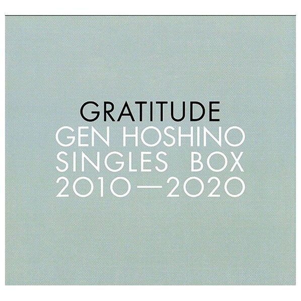 ビクターエンタテインメント 星野源 / Gen Hoshino Singles Box GRATITUDE [初回限定盤] 【CD+Blu-ray】 VIZL-1793 [VIZL1793]