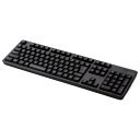 【5/1限定 エントリーで更にポイントUP!】エレコム Bluetooth 5.0メンブレンフルキーボード ブラック TK-FBM112BK [TKFBM112...