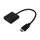 ~V FullHDΉ HDMI - D-sub ϊA v^ ubN HDA-DS01 BK [HDADS01BK]