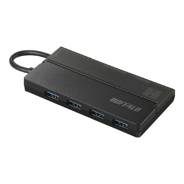 BUFFALO USB3D2(Gen1) Type-A oXp[nu(4|[g) P[u[ ubN BSH4U130U3BK [BSH4U130U3BK]