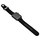 【5/1限定 エントリーで更にポイントUP!】ラスタバナナ Apple Watch 42/44mm用シリコンベルト スタンダード ブラック RBLAW4401B...