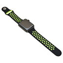 【5/1限定 エントリーで更にポイントUP!】ラスタバナナ Apple Watch 42/44mm用シリコンベルト スポーツタイプ BK×GR RBLAW440...
