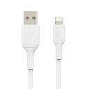 BELKIN USB-A to ライトニングケーブル(2m) BOOST UP CHARGE ホワイト CAA001BT2MWH CAA001BT2MWH