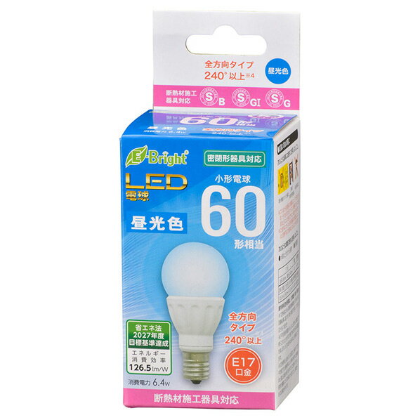 ŵ LEDŵ E17 «810lm(64Wŵ奿)  LDA6D-G-E17 IS22 [LDA6DGE17IS22]JLMP