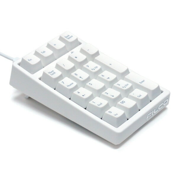 FILCO メカニカルテンキーパッド Majestouch TenKeyPad 2 Professional CHERRY MX SILENT マットホワイト FTKP22MPS/MW2 [FTKP22MPSMW2]【MAAP】