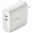 BELKIN PD対応USB充電器(68W) BOOST UP CHARGE Pro ホワイト WCH003DQWH WCH003DQWH