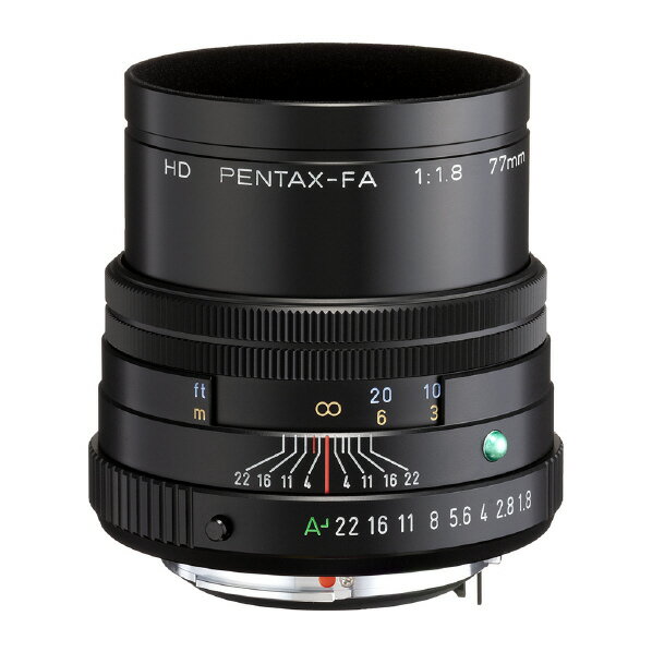 PENTAX 交換レンズ HD PENTAX-FA 77mmF1.8 Limited ブラック HD FA77 F1.8 ブラツク [HDFA77F1.8ブラツク]