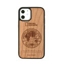 National Geographic iPhone 12 mini用Global Seal Nature Wood Case Cherrywood NG196...
