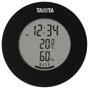 タニタ デジタル温湿度計 ブラック TT-585-BK [TT585BK]【MYMP】
