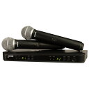 【5/1限定 エントリーで更にポイントUP!】SHURE デュアルチャンネルハンドヘルド型ワイヤレスシステム【PG58ハンドヘルドマイク 2本】 BLXシリーズ...