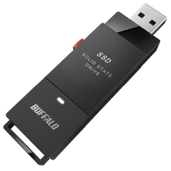 バッファロー USB3．2(Gen1) ポータブルSSD スティック型(250GB) ブラック SSD-PUT250U3-BKC 