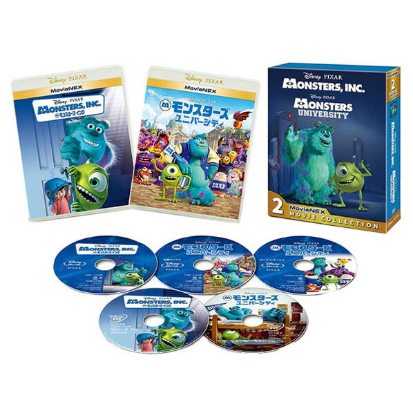 ウォルト・ディズニー モンスターズ・インク MovieNEX 2ムービー・コレクション(期間限定) 【Blu-ray】 VWAS-7226 [VWAS7226]のサムネイル