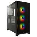 RZA ~h^[^PCP[X iCUE 4000X RGB Tempered GlassV[Y ubN CC-9011204-WW [CC9011204WW]