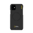 National Geographic iPhone 12 mini用Explore Further Edition Carved Stamp Case Black NG19616I12 NG19616I12