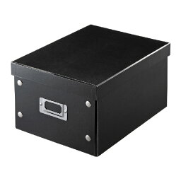 サンワサプライ 組み立て式DVD BOX(W210mm) ブラック FCD-MT4BKN [FCDMT4BKN]【AMUP】