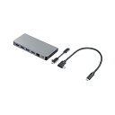 【5/1限定 エントリーで更にポイントUP!】サンワサプライ USB Type-C ドッキングハブ(HDMI・LANポート・カードリーダー搭載) USB-3TC...