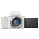 【5/1限定 エントリーで更にポイントUP!】SONY ソニー ミラーレス一眼カメラ・ボディ VLOGCAM ZV-E10 ホワイト ZV-E10 W [ZVE...