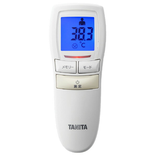 [タニタ 非接触体温計 アイボリー BT544IV [BT544IV]] の商品説明●非接触体温計。●おでこで1秒測定。●物体の表面の温度も測定可能。●大画面。●バックライト付き。【注意事項】●下記の様な場合は、正しくはかれません。　・室温が10℃未満、40℃を超える場合。　・外出、運動、入浴後。　・汗をかいている場合。　・屋外、直射日光の当たる場所。　・エアコンなどの空調機が直接あたる場所。　・暖房器具の近く。[タニタ 非接触体温計 アイボリー BT544IV [BT544IV]]のスペック●測定部位:ひたい●測温範囲:体温計モード/34.0℃〜43.0℃、温度測定モード/0.1℃〜99.9℃●過去メモリー:30回●使用可能室内温度:10℃〜40℃●寸法:約12.9×4.9×3.9cm●質量:90g●医療機器認証番号:301AFBZX00069000○初期不良のみ返品可