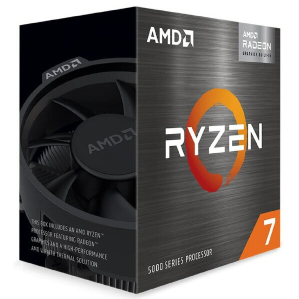 AMD CPU Ryzen 7 5700G With Wraith Stealth cooler 100-100000263BOX 100100000263BOX