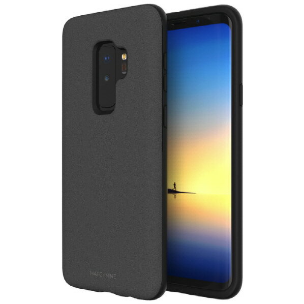 Matchnine Galaxy S9+用ケース PINTA ダークグレー(ペブル) MN89785S9P [MN89785S9P]