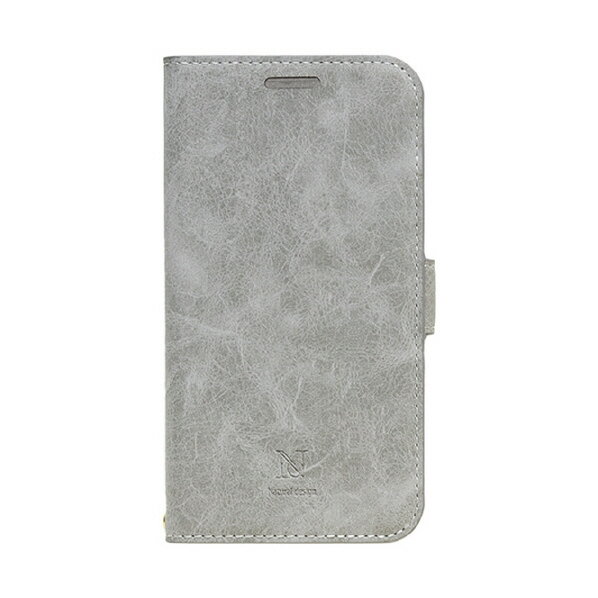 NATURALdesign iPhone 13 mini用手帳型ケース STYLE NATURAL グレー IP21_54-VS01 [IP2154VS01]【SPSP】