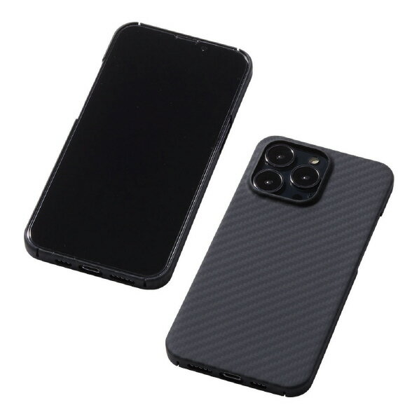 ディーフ iPhone 13 Pro用Ultra Slim & Light Case DURO マットブラック DCS-IPD21M3KVMBK 