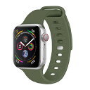 【5/1限定 エントリーで更にポイントUP!】DOOSSY Apple Watch用シリコンバンド 38-41mm グリーン AW-SIN01GR [AWSIN...
