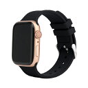 【5/1限定 エントリーで更にポイントUP!】VPG Apple Watch用シリコンバンド 38-41mm ブラック AW-SIF01BK [AWSIF01B...