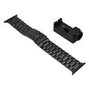 【5/1限定 エントリーで更にポイントUP!】ラスタバナナ Apple Watch 42/44mm用ステンレスバンド ブラック RBLAW4405BK [RBL...