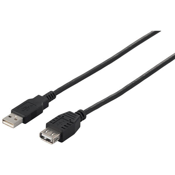 BUFFALO USB2．0延長ケーブル(1．5m) ブラック BSUAA215BK [BSUAA215BK]