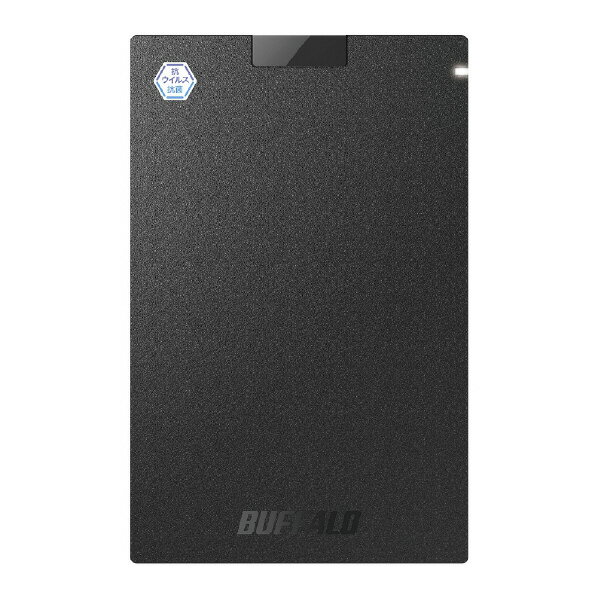 BUFFALO USB32(Gen1) ݡ֥SSD(250GB) ֥å SSD-PGVB250U3-B [SSDPGVB250U3B]