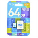 A-DATA microSDXC V10 UHS-1 A1(64GB) zCg/u[ AMSD64GA1V10EDBL [AMSD64GA1V10EDBL]yMRAPz