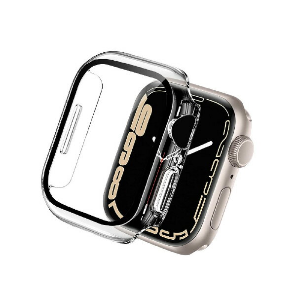 クールモバイルカンパニー Apple Watch Series 7(41mm)用フルカバーケース クリア AWPC41-CL [AWPC41CL]