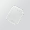 エレコム Apple Watch Series 7(41mm)用フルカバーソフトケース 全面保護/耐久性/弾力性/透明素材/マイクロドット加工/傷・汚れ防止 ク...