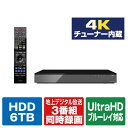 REGZA（東芝） TOSHIBA/REGZA 6TB HDD内蔵ブルーレイレコーダー 4Kレグザブルーレイ DBR-4KZ600 [DBR4KZ600]【RNH】【MYMP】