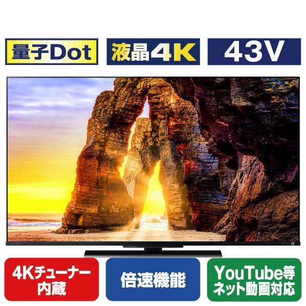 TOSHIBA/REGZA 43V型4Kチューナー内蔵4K対応液晶テレビ Z670Lシリーズ 43Z670L 43Z670L (43型/43インチ)【RNH】