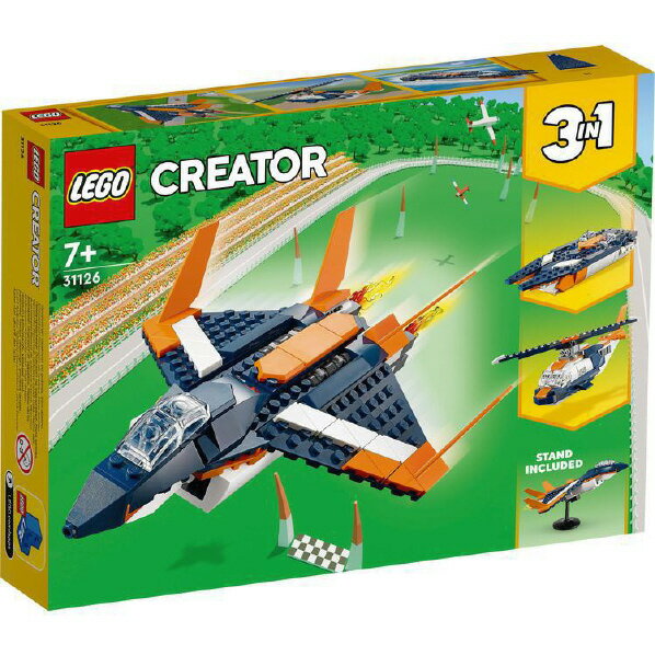 レゴブロック レゴジャパン LEGO クリエイター 31126 超音速ジェット 31126チヨウオンソクジエツト [31126チヨウオンソクジエツト]【LEGW】【MYMP】