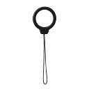 【8/1限定 エントリーで最大P5倍】Hamee リングストラップ IFACE REFLECTION SILICONE RING ブラック 41-917909 ...