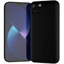 アンドデザイン iPhone 13用極薄ミニマルデザインケース MYNUS マットブラック MY-IP13N1-MB