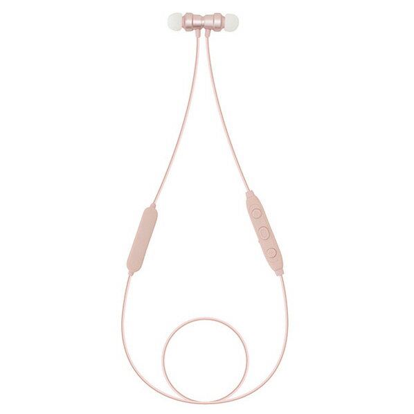 クオリティトラストジャパン Bluetooth低遅延ステレオイヤフォンマイク ピンク QB-081CPK [QB081CPK]