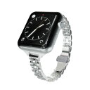【5/1限定 エントリーで更にポイントUP!】miak Apple Watch 42/41/40/38mm用JUBILEE METAL BAND シルバー SJ...