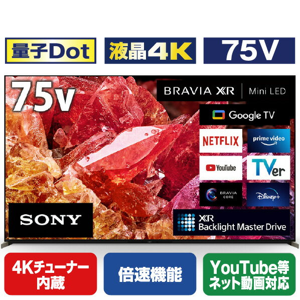 SONY 75V4K塼ʡ¢4Kбվƥ BRAVIA XRJ-75X95K [XRJ75X95K](75/75)RNH