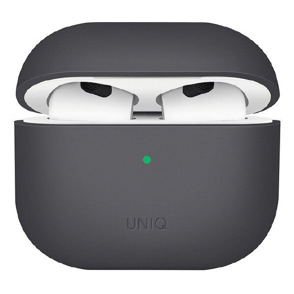 UNIQ AirPods(3)pHYBRID LIQUID SILICON CASE LINO ASH GREY UNIQ-AIRPODS2021-LINOGRY [UNIQAIRPODS2021LINOGRY]