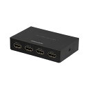 【8/1限定 エントリーで最大P5倍】グリーンハウス HDMIスプリッター AC給電 Input1+Output4ポート ブラック GH-HSPH4-BK [G...